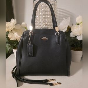 Coach Black Leather Women's Bag